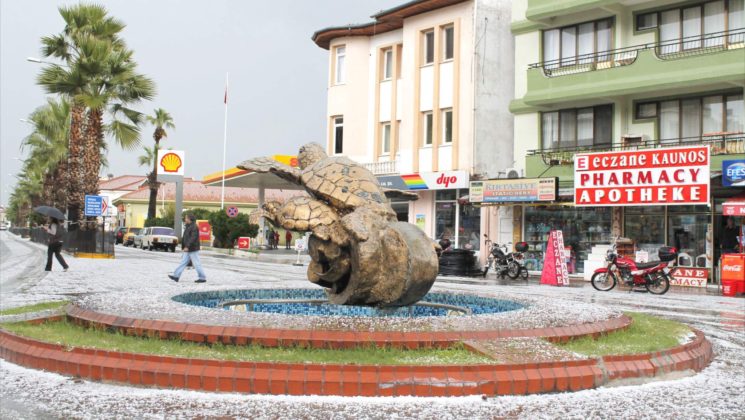 DALYAN  BEYAZA BÜRÜNDÜ