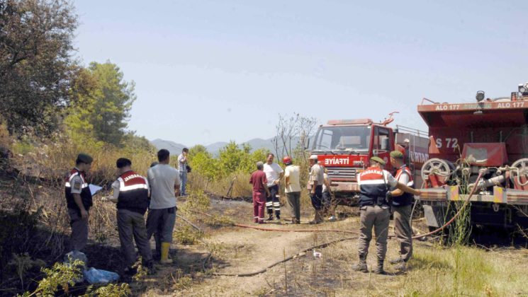 Ortaca’da Orman Yangını