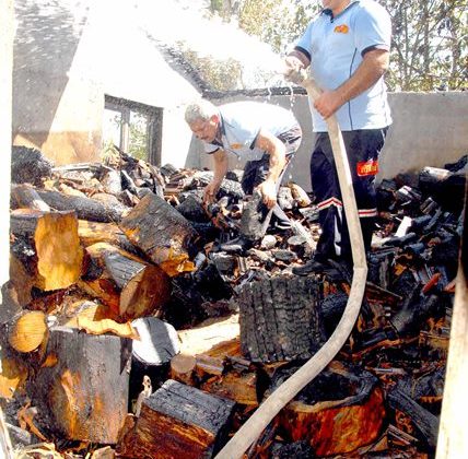 Ortaca’da Okulun Deposu Yandı