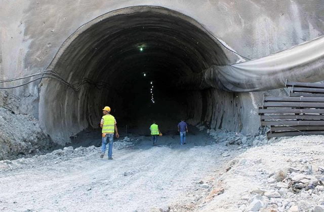 Göcek tünelinde iş kazası