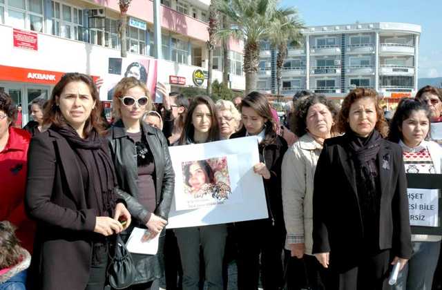 Dalaman’da Özgecan için Protesto yürüyüşü