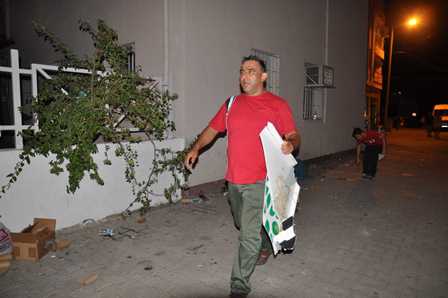 Ortaca’da HDP tabelası indirildi