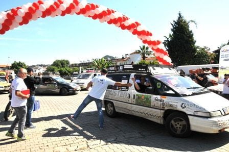 Dostluk ve barış rallisi Dalyan’da tamamlandı