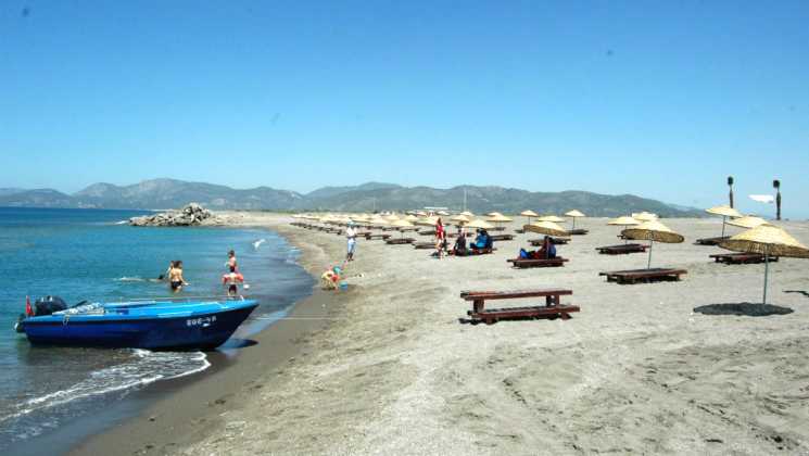  “Kim demiş Dalaman’ın Sahili yok diye” Dalaman deniziyle buluştu