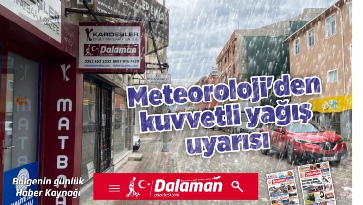 Meteoroloji’den yağış uyarısı