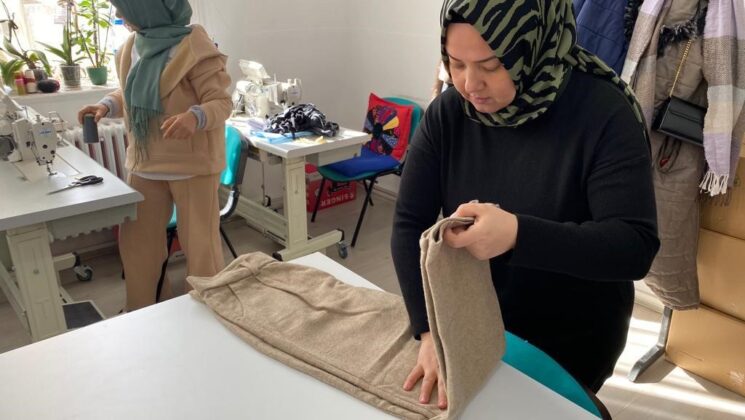 Muğla’da depremzedeler için üretim yapılıyor