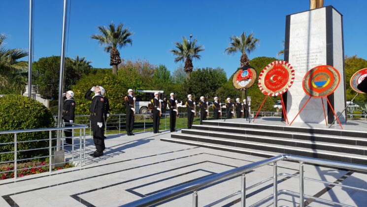 Dalaman 18 Mart Şehitleri Anma ve Çanakkale Deniz Zaferi töreni yapıldı