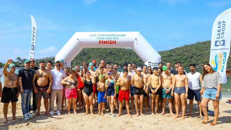 Ölüdeniz’de engelli gençler kıyasıya yarıştı