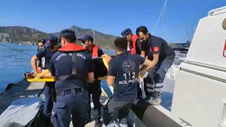 Sahil Güvenlikten Marmaris’te tıbbi tahliye
