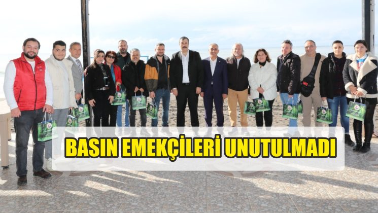 DALAMAN’DA BASIN EMEKÇİLERİ UNUTULMADI