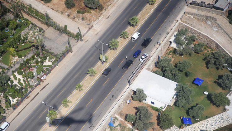 Jandarmadan helikopter destekli trafik denetimi