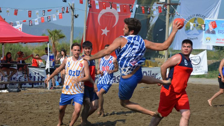 25. Üniversiteler Yaşar Sevim Plaj Hentbolu Türkiye Şampiyonası, Köyceğiz’de yapıldı