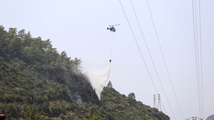 BABADAĞ’IN ETEKLERİNDE ÇIKAN YANGIN SÖNDÜRÜLDÜ