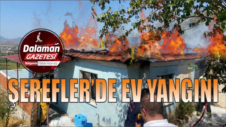 Dalaman’da ev yangını