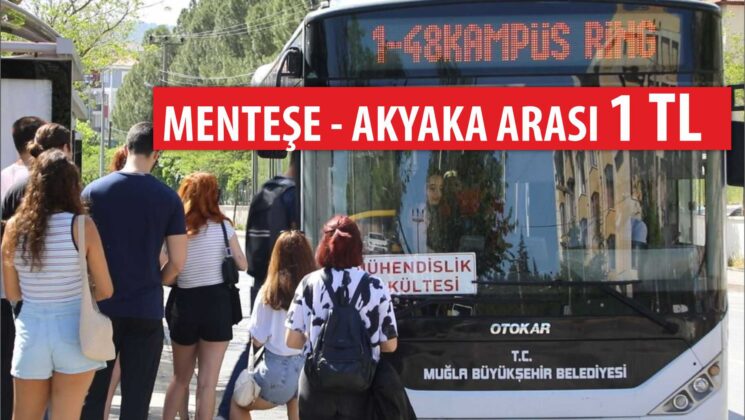 MENTEŞE – AKYAKA ARASI 1 TL